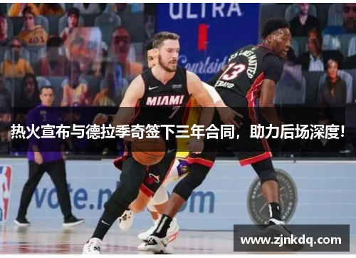 热火宣布与德拉季奇签下三年合同，助力后场深度!
